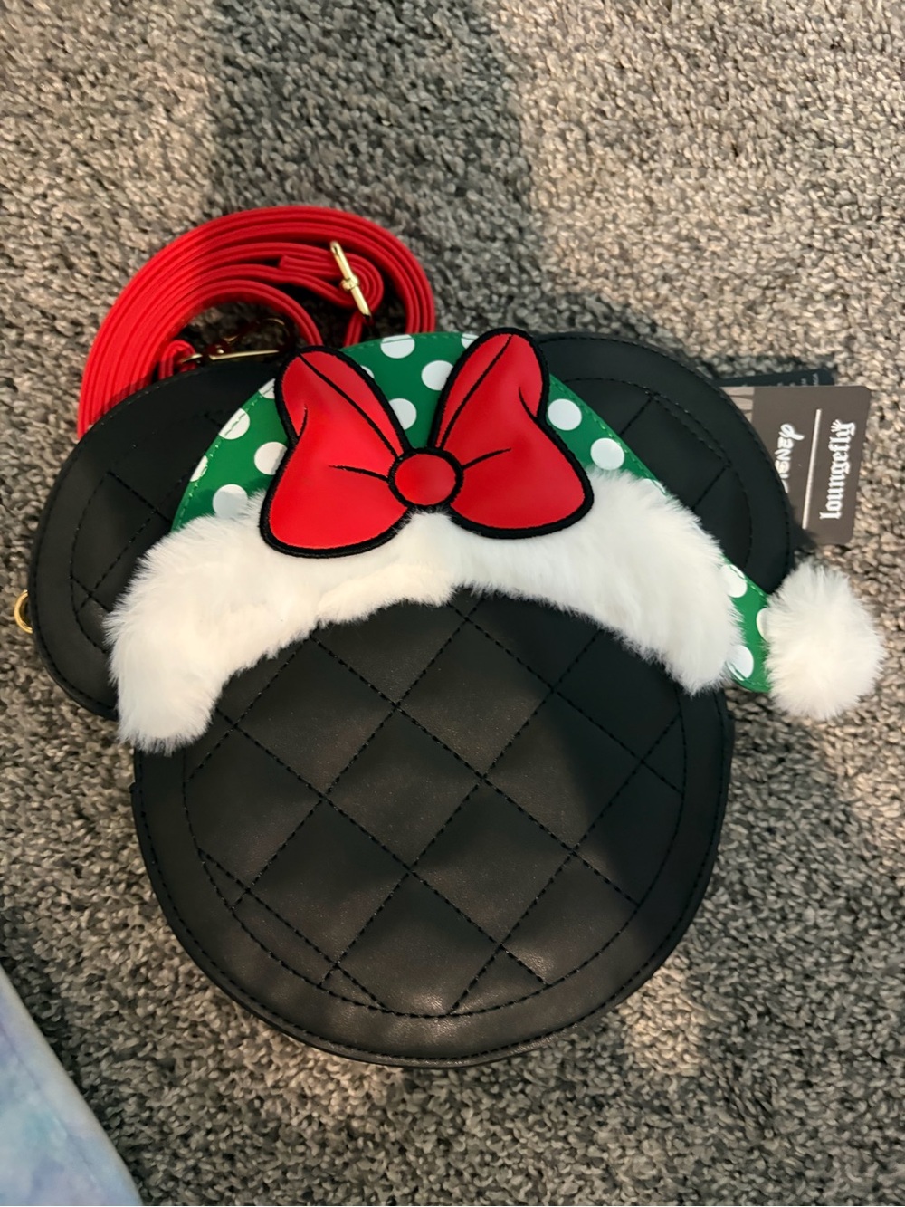 Disney Minnie Mouse Christmas Loungefly Crossbody